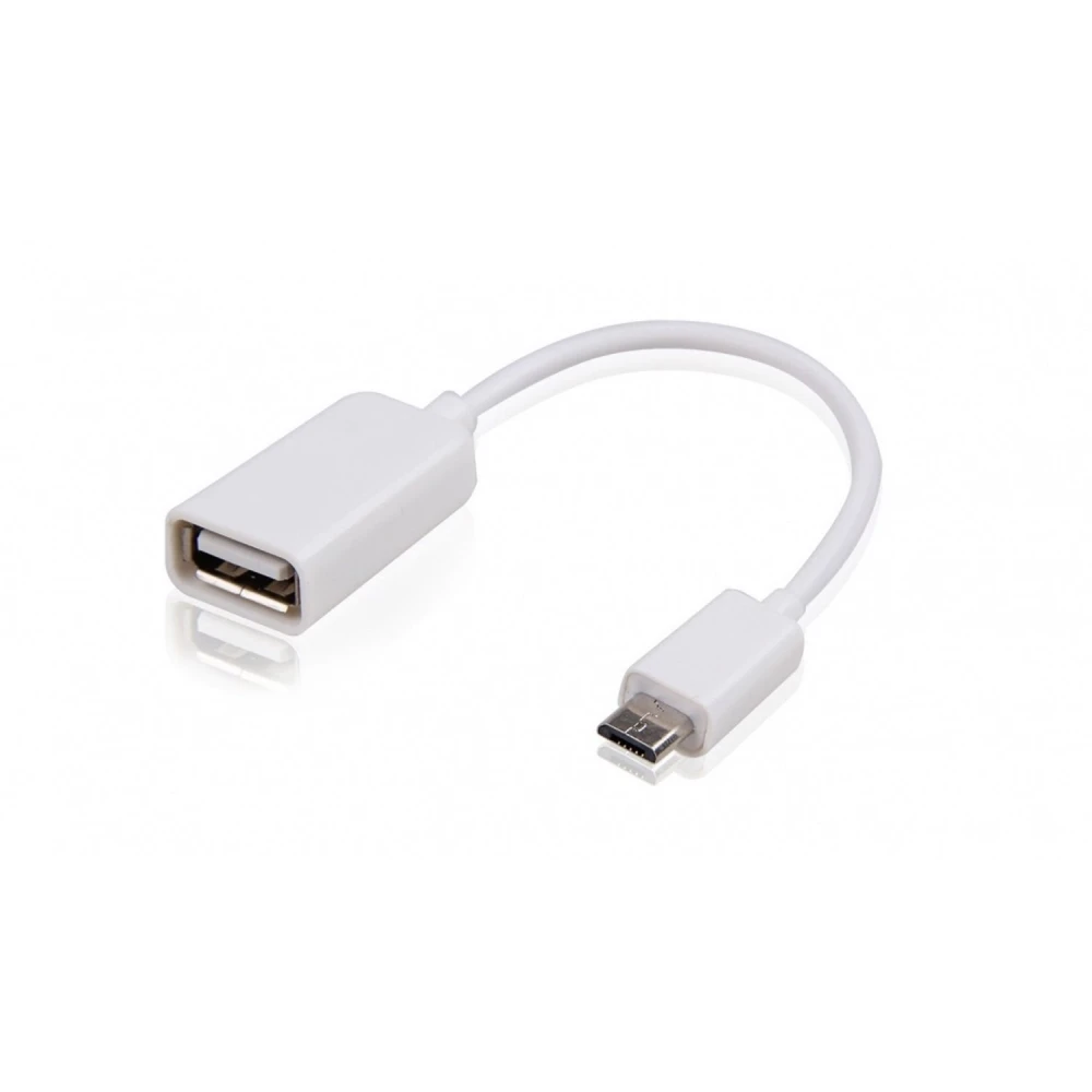 USB OTG kabel Micro USB moški - USB ženski 10 cm za Android