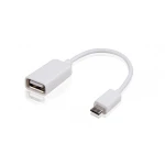 USB OTG kabel Micro USB moški - USB ženski 10 cm za Android