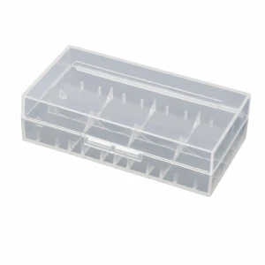 satkit Škatla za Baterije 2× 20700 21700 Prozoren Plastičen Nosilec za Shranjevanje