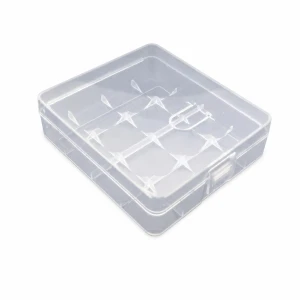 satkit Škatla Držalo za Baterije 4× 18650 Prozorna Plastika Shranjevanje Zaščita
