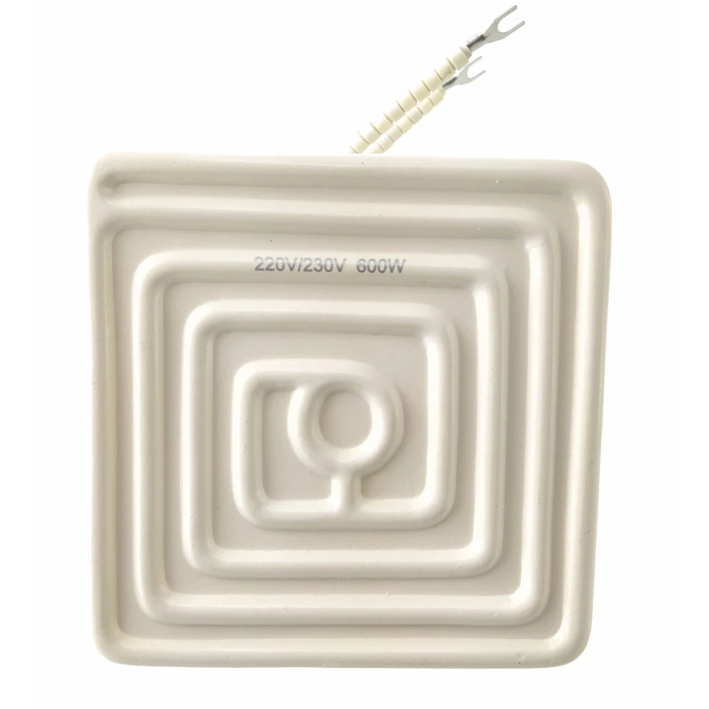 Keramični IR grelec 12x12cm 600w bel za spajkalne postaje Mlink