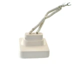 Vista frontal del calentador IR cerámico 6x6cm para reballing