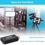 HDMI USB video zajemalnik 1080P za streaming, igre in videokonference