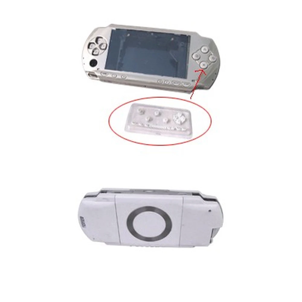Belo ohišje PSP z gumbi za popravilo in personalizacijo