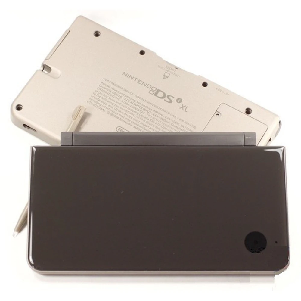 Ohišje za NDSi XL rjavo - komplet z gumbi in vijaki