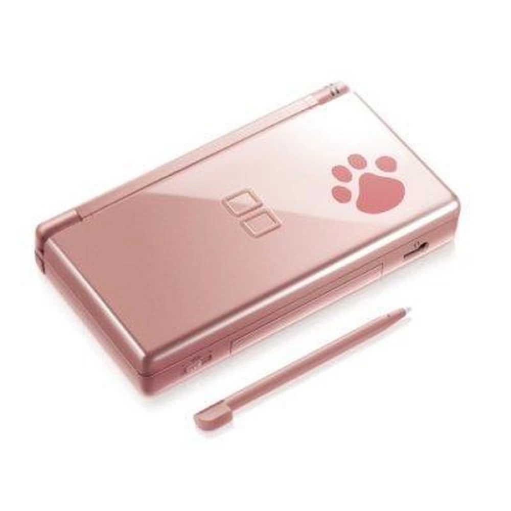Nadomestno ohišje za Nintendo DS Lite Nintendogs z roza kovinskim dizajnom