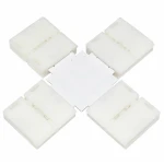 LED spojka s sponko Forma-X 10mm 4Pin 5050 RGB za LED trak