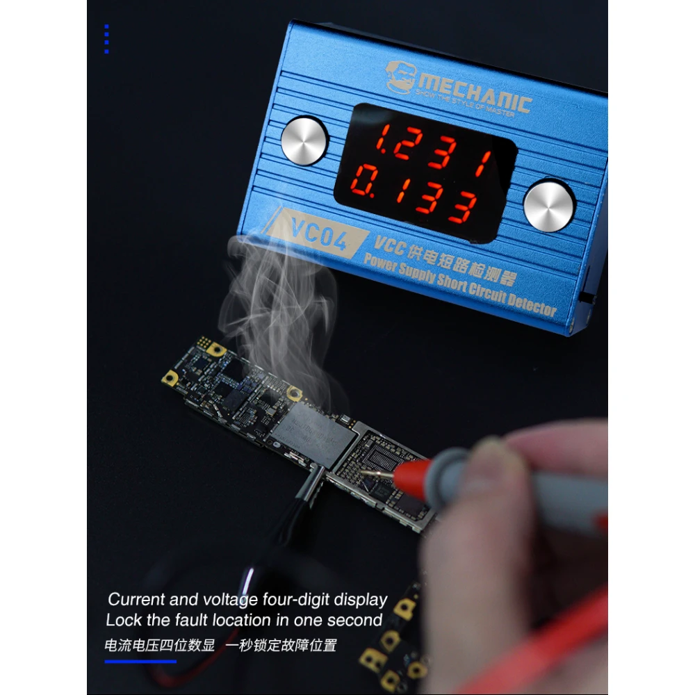 Mechanic VC04 detektor kratkega stika za popravilo mobilnih telefonov