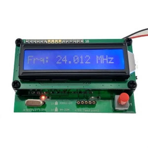 Naprava za preverjanje in merjenje kvarčnih kristalov (30 kHz do 20 MHz)