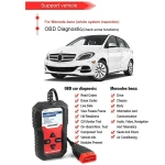 Diagnostični skener Mercedes Benz Konnwei KW360 12V celoten sistem