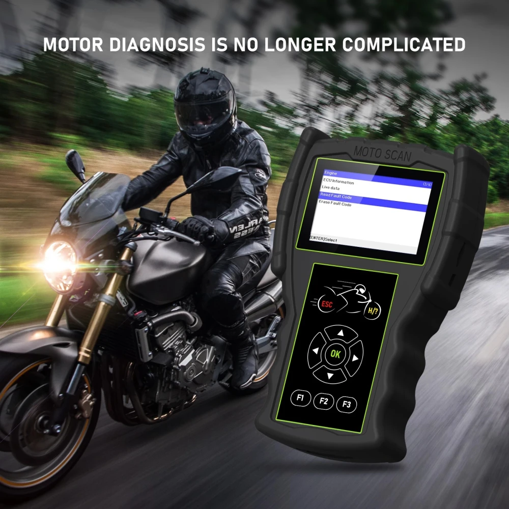 Diagnostični skener za motor OBD JDiag M100 Pro za KTM, Honda, Yamaha, Kawasaki, BMW
