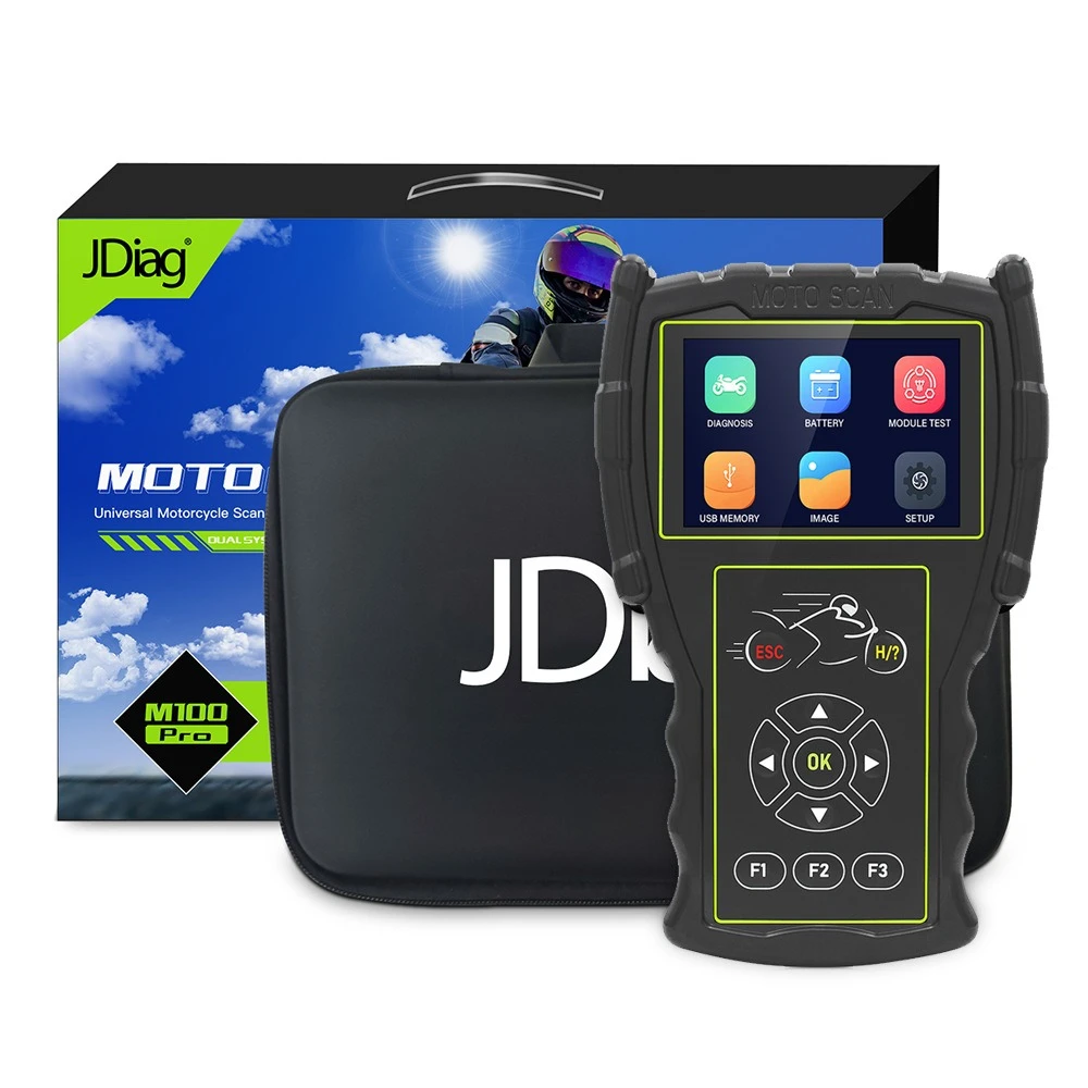 Diagnostični skener za motor OBD JDiag M100 Pro za KTM, Honda, Yamaha, Kawasaki, BMW