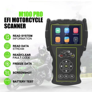 Diagnostični skener za motor OBD JDiag M100 Pro za KTM, Honda, Yamaha, Kawasaki, BMW