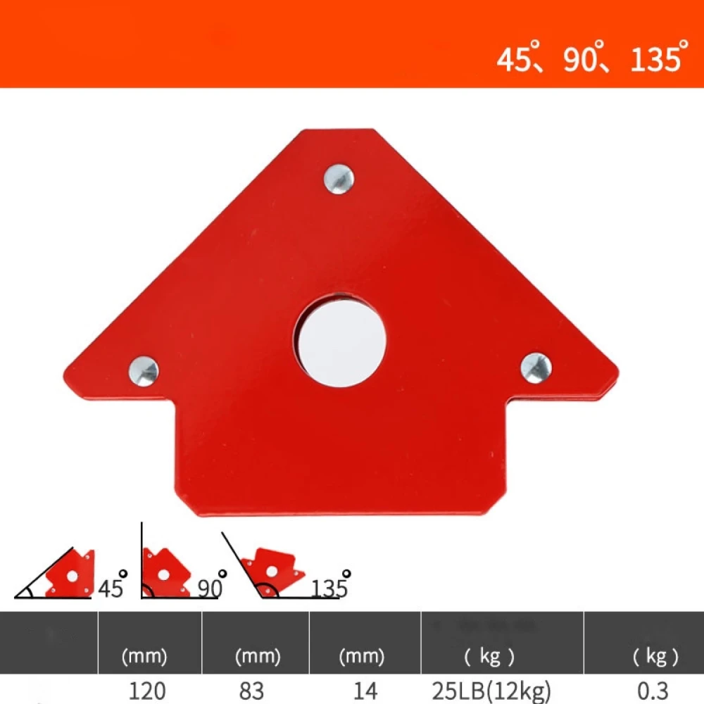 Magnetni kotnik za varjenje 120 mm z močnim magnetom
