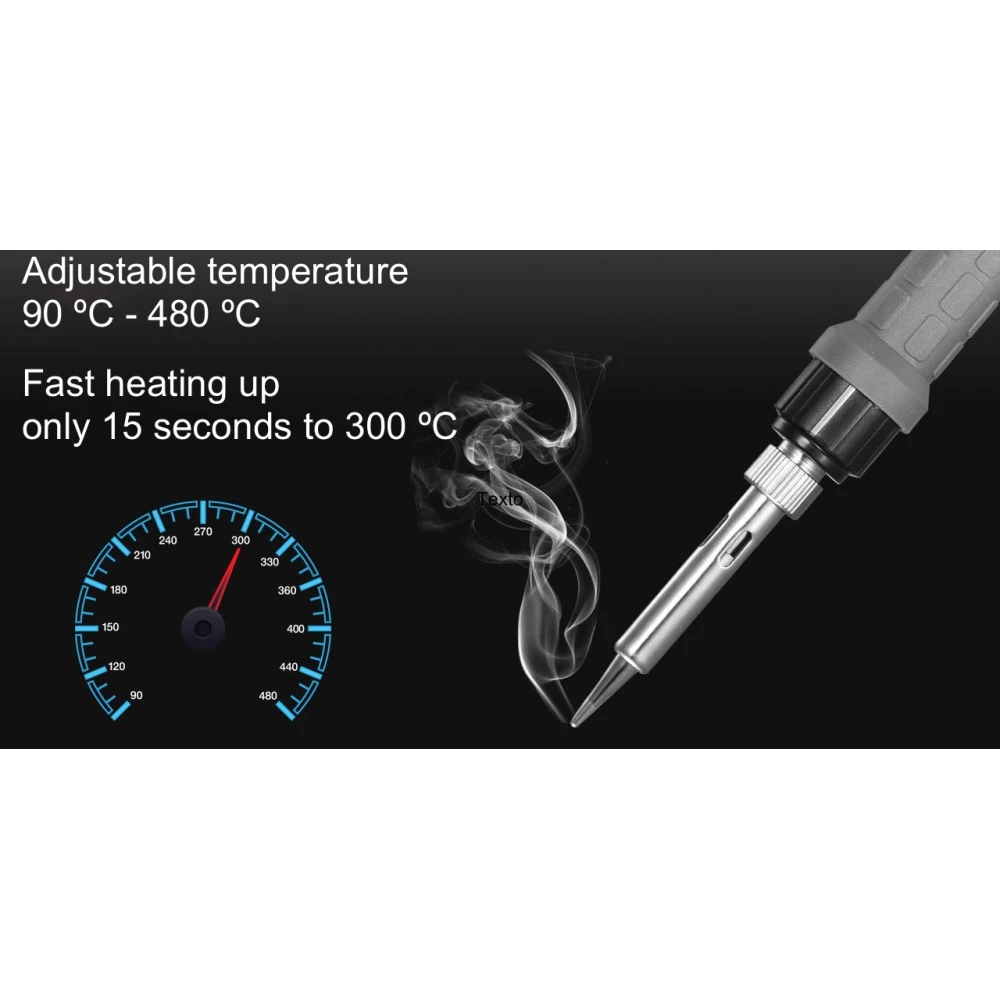 Digitalna spajkalna postaja Mlink S1 60W z LED zaslonom in zaklepanjem temperature