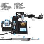 Digitalna spajkalna postaja Mlink S1 60W z LED zaslonom in zaklepanjem temperature