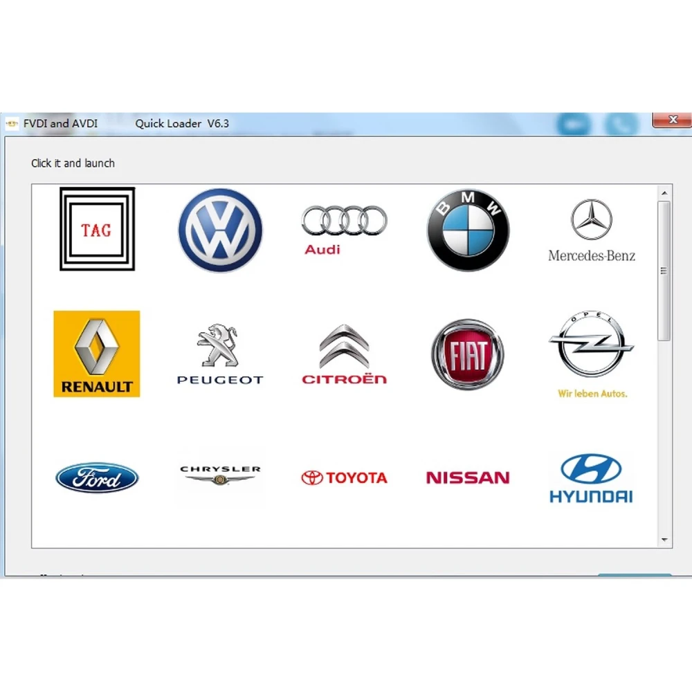 Fly 2014 FVDI Abrites Commander con accesorios y cables OBDII
