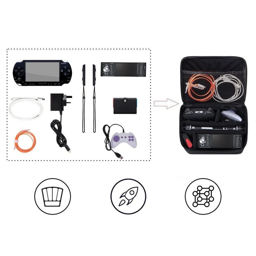 Potovalna torba za Nintendo Switch s prostorom za konzolo in dodatke