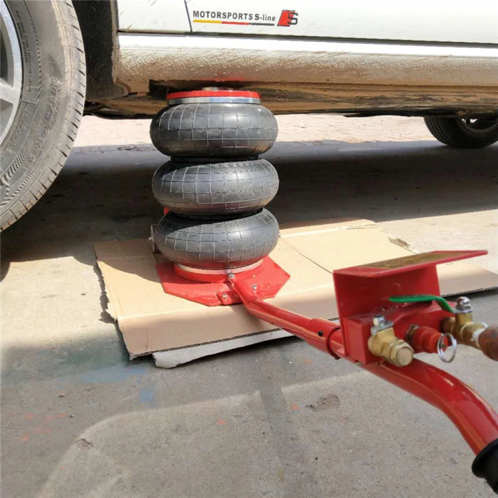 Pnevmatska dvigalka 3 tone s trojno zračno blazino Heavy Duty za avtomobile