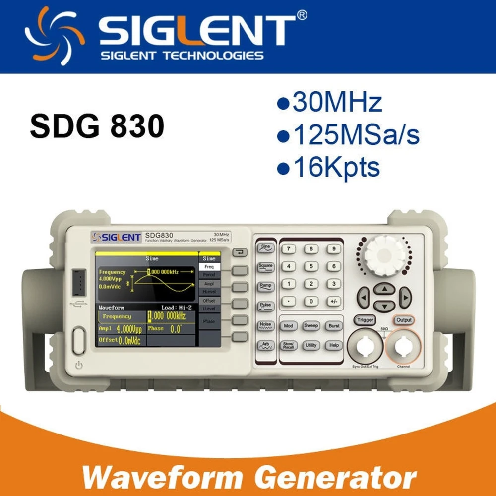 Siglent SDG830 30MHz generator funkcij za elektronske aplikacije