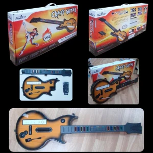 Brezžična kitara Wii Crazy Guitar za združljive glasbene igre
