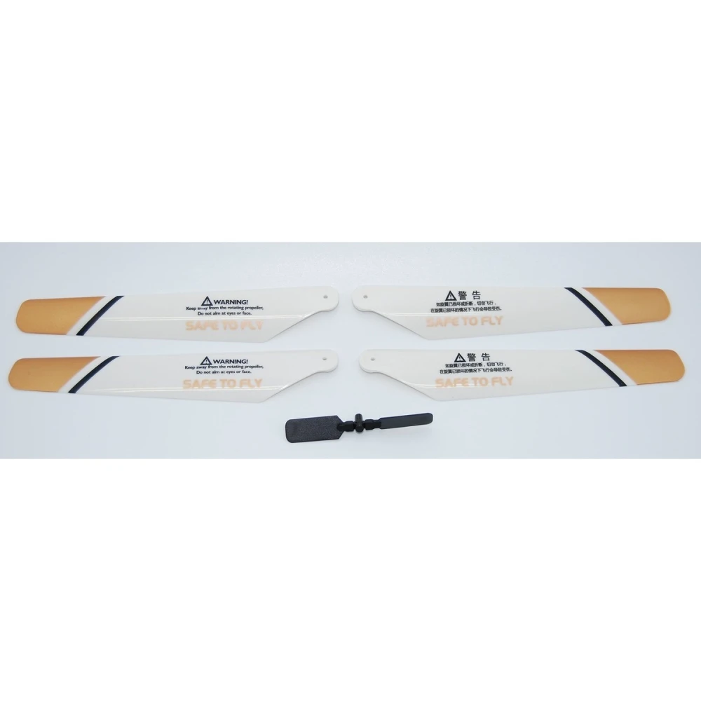 Vista trasera del helicóptero radio control M-1 V2 rojo