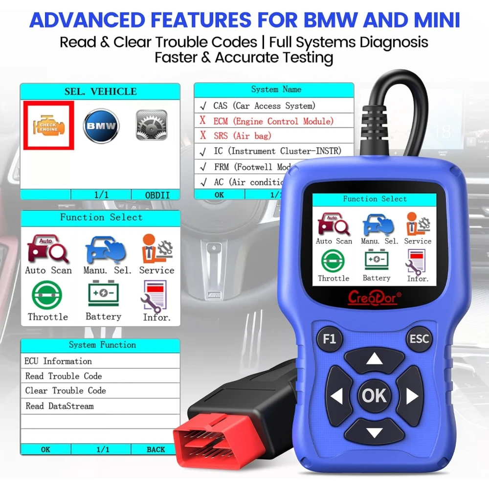 OBD2 diagnostično orodje BMW Creator C420 za BMW in Mini