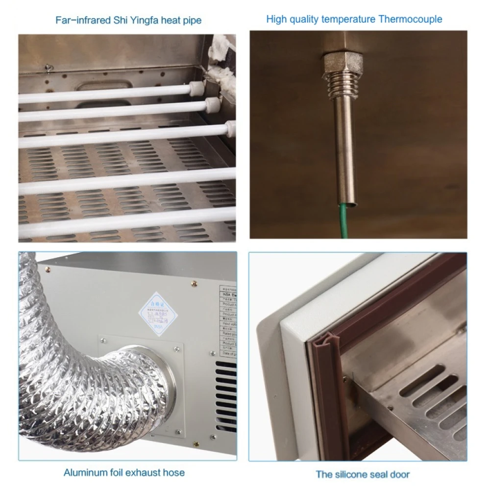 INSA M962D infrardeča reflow pečica s samodejnim nadzorom