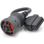 J1939 adapter kabel 9Pin na OBD2 16Pin za profesionalno diagnostiko