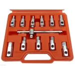 Vasos hexagonales para tapones de drenaje de aceite en kit TSX TOOL