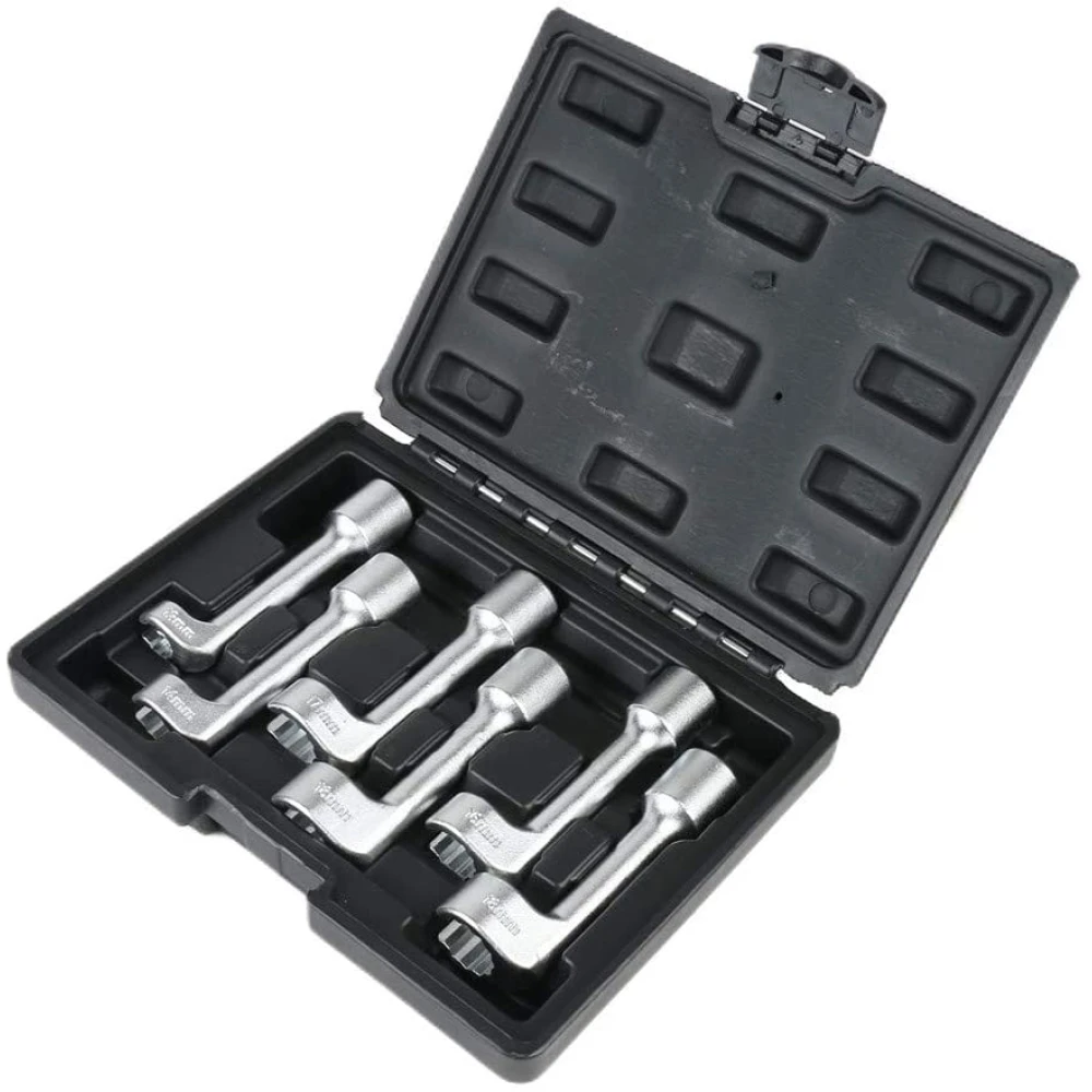 Herramientas para desmontar inyectores diesel con llaves de vaso abiertas