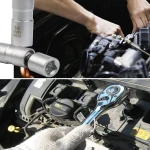 Komplet 2 fleksibilnih magnetnih nasadnih ključev za svečko 14 mm in 16 mm TSX TOOL