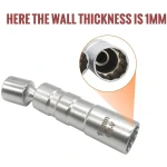 Komplet 2 fleksibilnih magnetnih nasadnih ključev za svečko 14 mm in 16 mm TSX TOOL