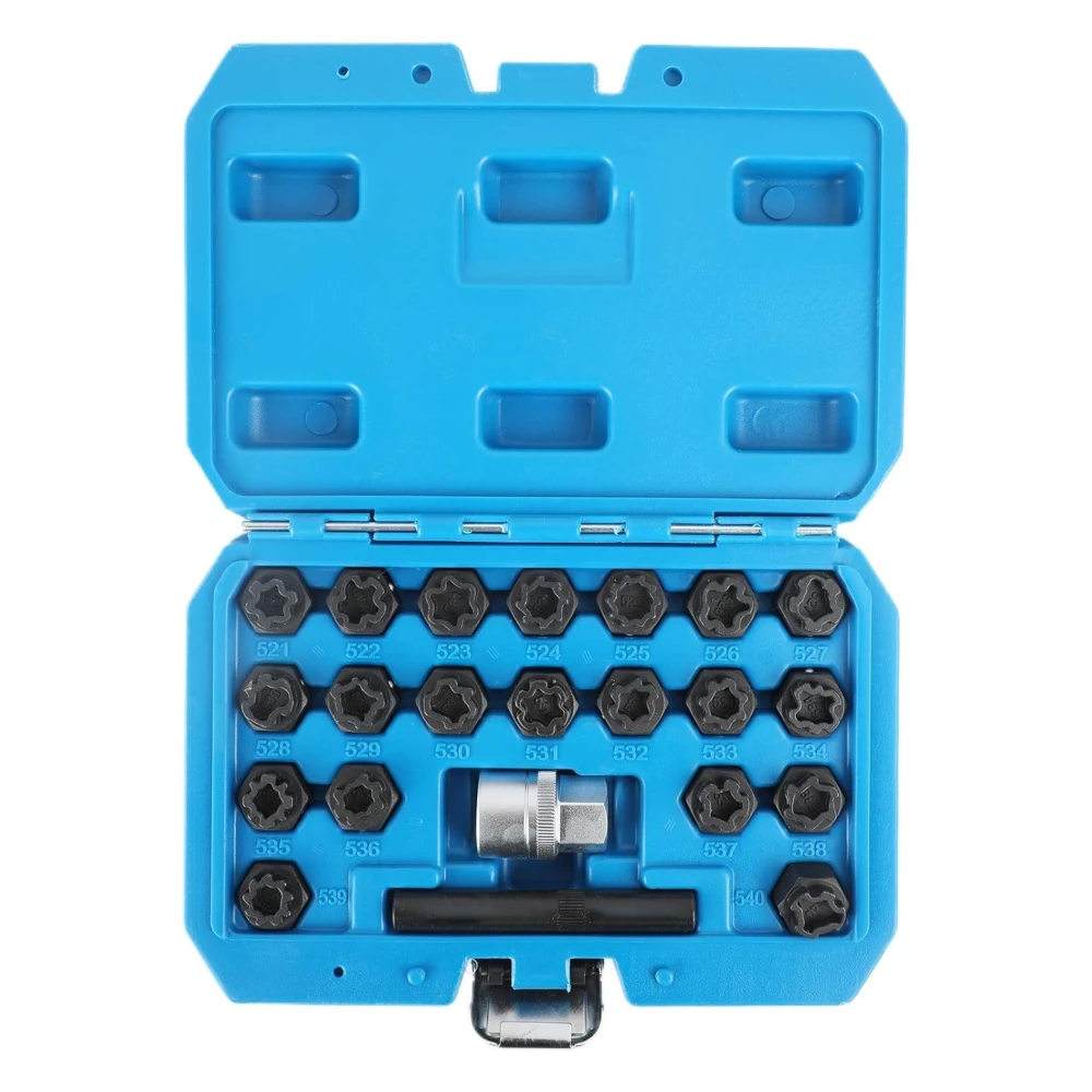 22-delni set protivlomnih ključev za platišča za vozila VAG