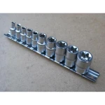 Komplet Torx nasadnih ključev 1/4 - 10-delni set TSX TOOL iz krom-vanadijevega jekla