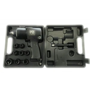 SATA 1/2'' set nasadnih ključev in udarna pištola z največjim navorom 660 Nm in 8 nastavki