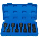 Torx udarni nastavki 1/2 T30-T80 - set 8 kos TSX TOOL