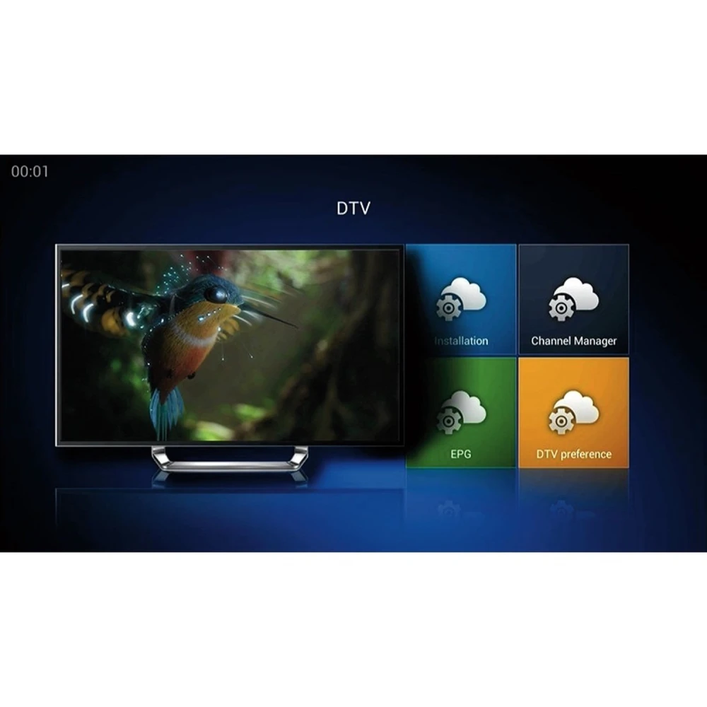 Kii Pro Android TV Box z dvojnim sprejemnikom DVB-S2 DVB-T2 4K