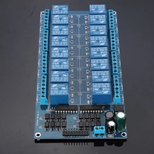 Komplet 16 relejev 12V za Arduino z 16 kanali - združljiv satkit