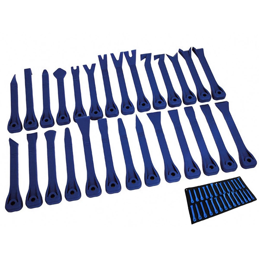 Kit herramientas extracción paneles coche con 27 piezas y bolsa de almacenamiento
