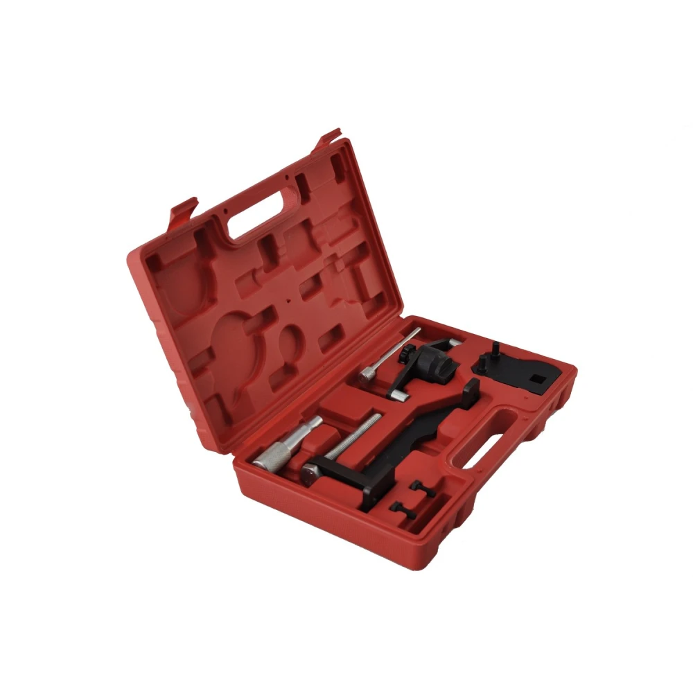 Vista detallada de las piezas del Kit Calado Distribuciones para motores Opel y Saab