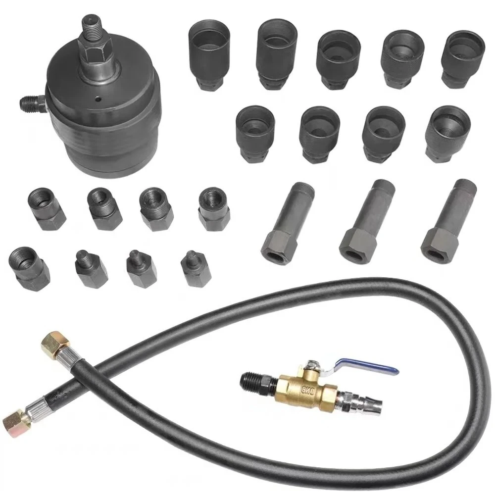 Vista general del Kit Extractor Neumático de Inyectores Diesel TSX TOOL