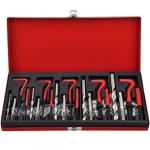 Komplet za popravilo navojev helicoil 131 kosov za avtomobilizem in profesionalno uporabo