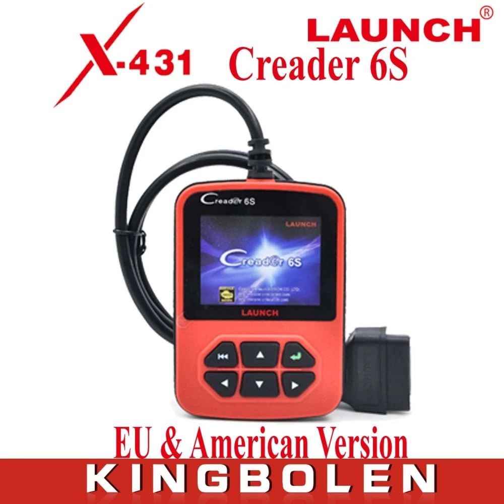 Paquete completo del Launch X431 Creader 6S VI con manual y cable USB