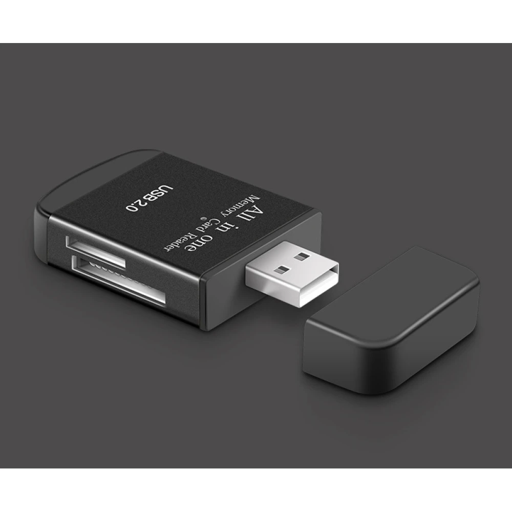 Vse-v-enem čitalnik pomnilniških kartic USB 2.0 za Micro SD, MMC, SDHC, TF in M2