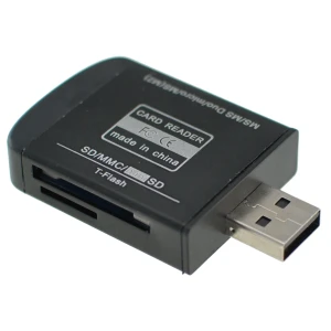 Vse-v-enem čitalnik pomnilniških kartic USB 2.0 za Micro SD, MMC, SDHC, TF in M2