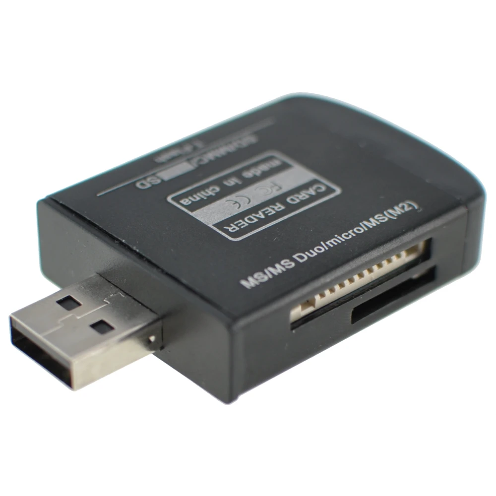 Vse-v-enem čitalnik pomnilniških kartic USB 2.0 za Micro SD, MMC, SDHC, TF in M2