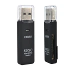 USB 3.0 čitalnik za kartice SD, SDXC, MicroSD in MicroSDXC, združljiv z vsemi sistemi