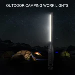 Polnilna LED delovna svetilka s 4 načini in magnetnim podstavkom za delavnico in avtomobile