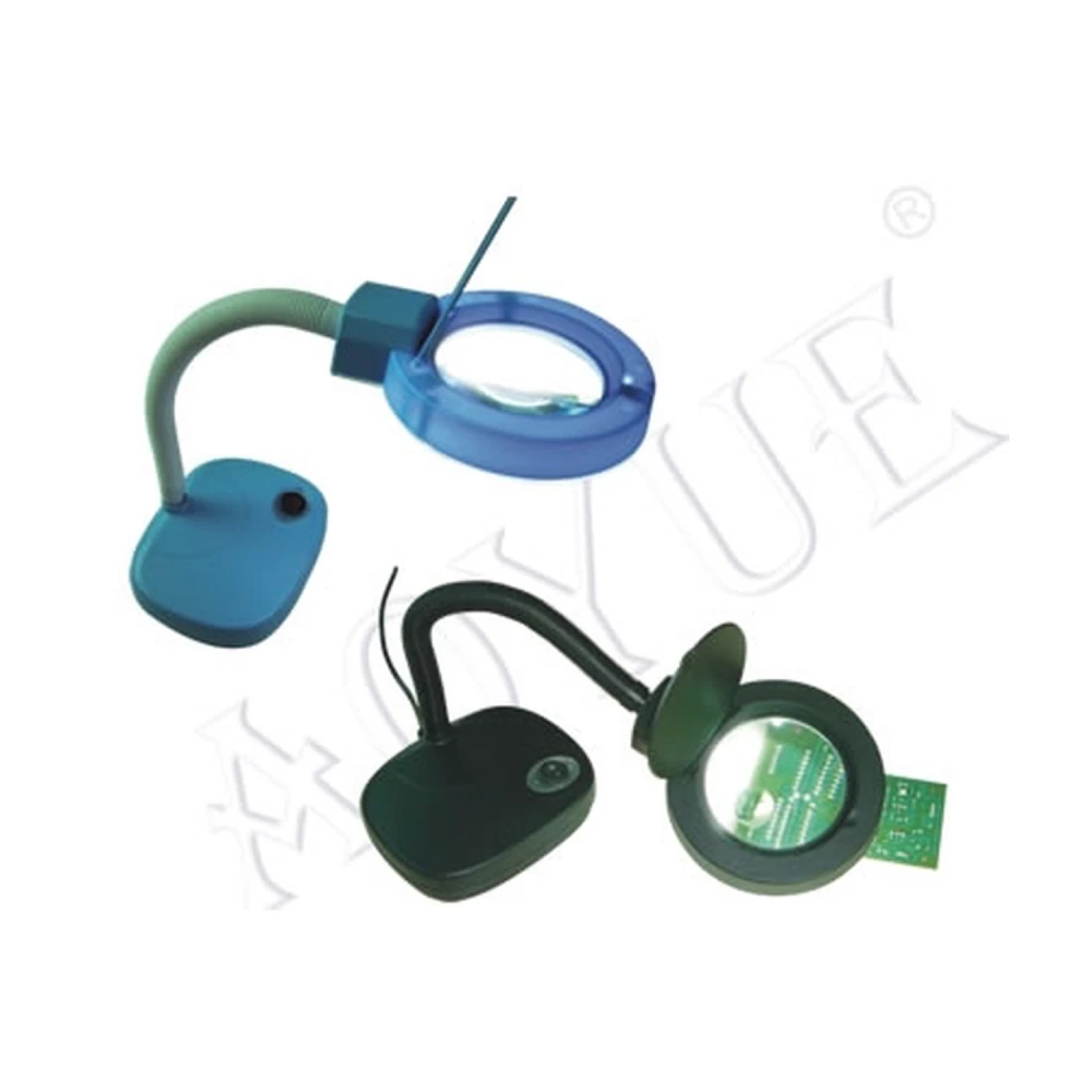 Namizna lupa z osvetlitvijo 929 za elektronska dela s 5x povečavo